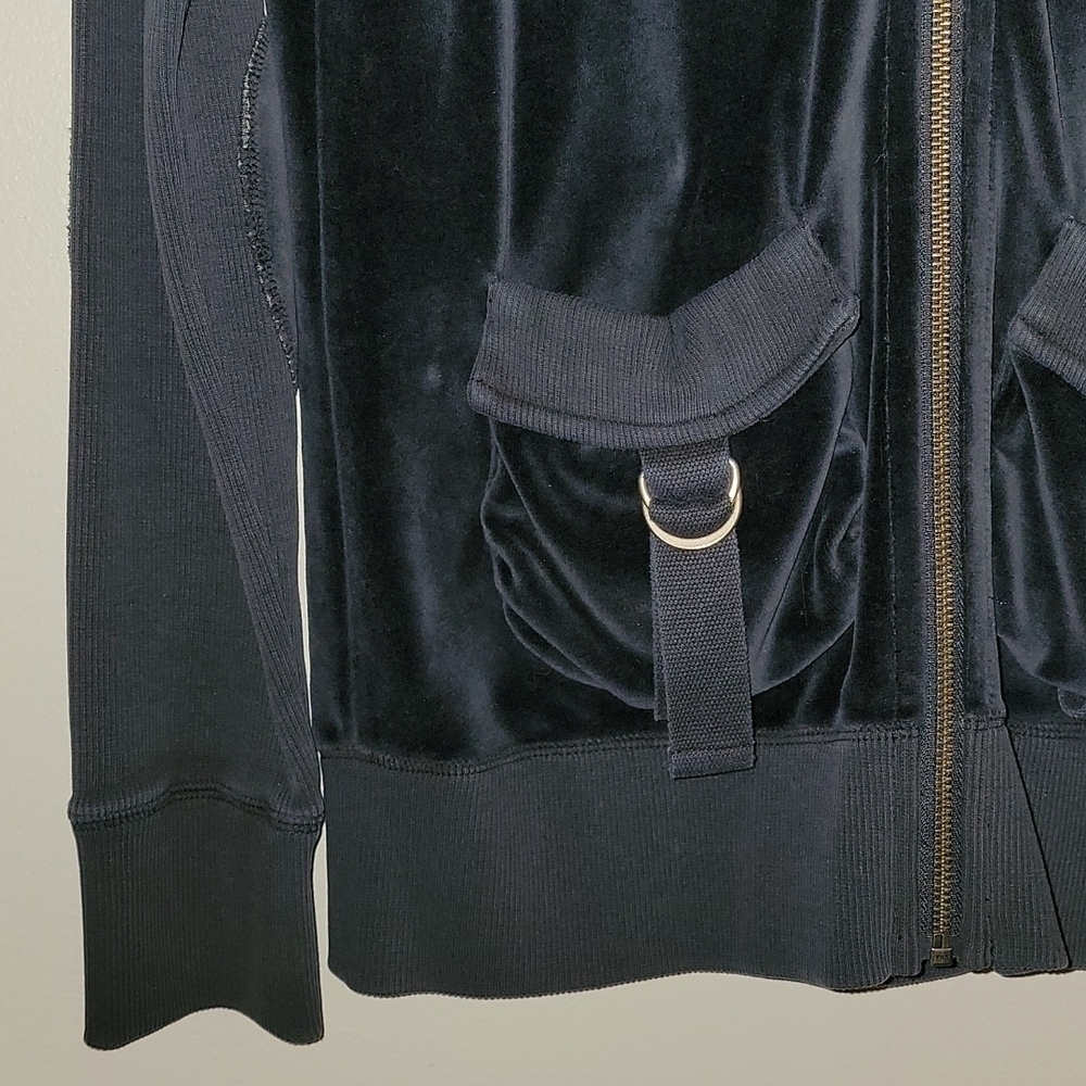 Mod-O-Doc Velour Zip Jacket Small - Picture 3 of 5